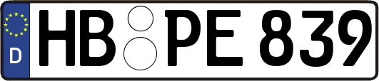 HB-PE839