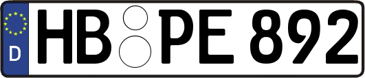 HB-PE892