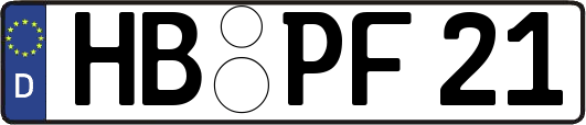 HB-PF21