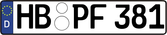 HB-PF381