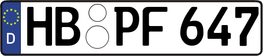 HB-PF647