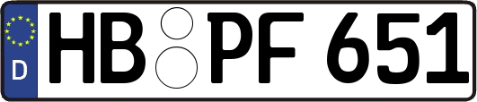 HB-PF651