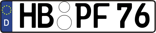 HB-PF76