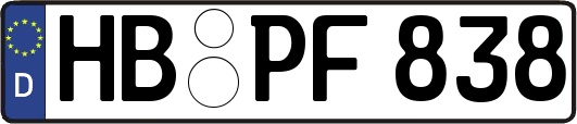 HB-PF838
