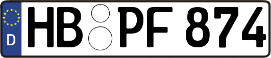 HB-PF874