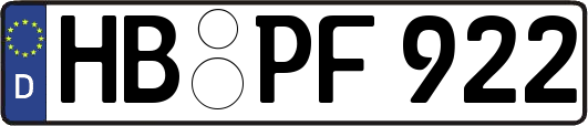 HB-PF922
