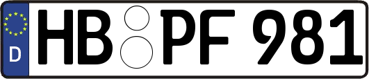 HB-PF981