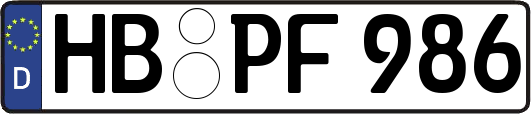 HB-PF986