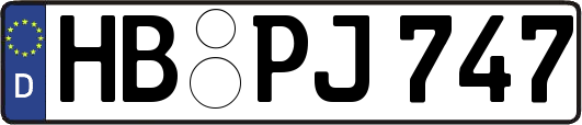 HB-PJ747