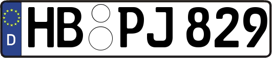 HB-PJ829