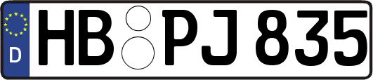HB-PJ835