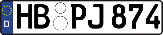 HB-PJ874