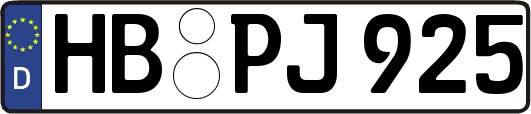HB-PJ925
