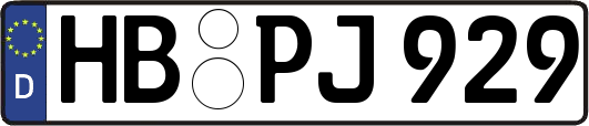 HB-PJ929