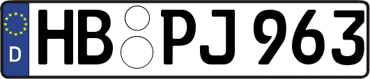 HB-PJ963