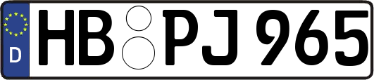HB-PJ965