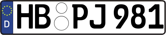 HB-PJ981