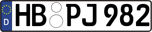 HB-PJ982