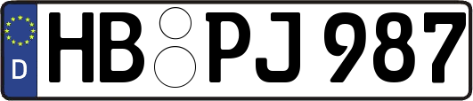 HB-PJ987