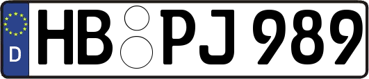 HB-PJ989
