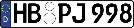 HB-PJ998