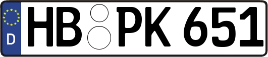 HB-PK651