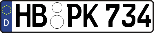 HB-PK734