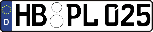 HB-PL025