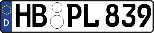HB-PL839