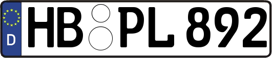 HB-PL892