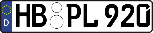 HB-PL920