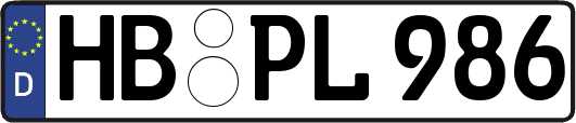 HB-PL986