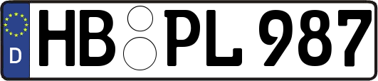HB-PL987