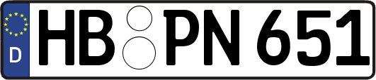 HB-PN651