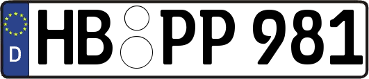 HB-PP981