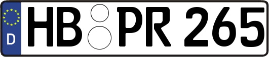 HB-PR265
