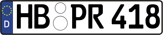 HB-PR418