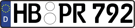 HB-PR792