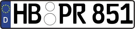 HB-PR851