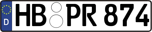 HB-PR874