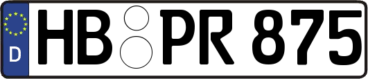 HB-PR875