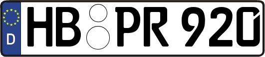 HB-PR920