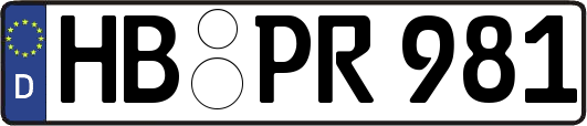 HB-PR981