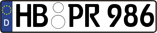 HB-PR986