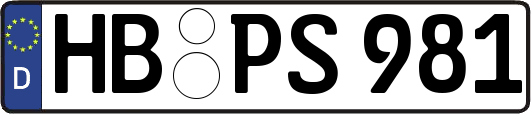 HB-PS981