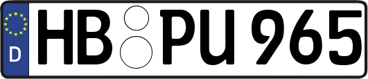 HB-PU965