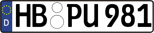 HB-PU981