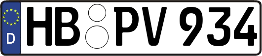 HB-PV934
