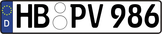 HB-PV986