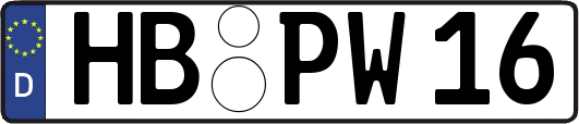 HB-PW16